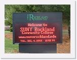  SUNY - Rockland Community College Red, 80 x 192 MatrixB)