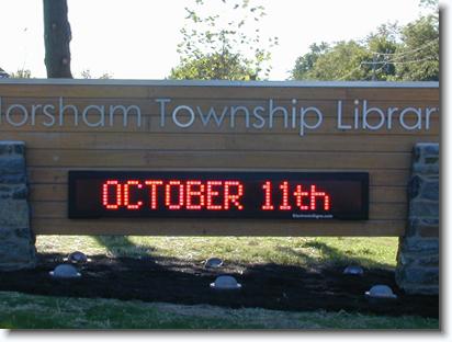 Horsham Library Amber, 24x64 matrix