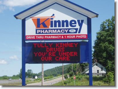 Kinney Drugs Red, 24x64 matrix