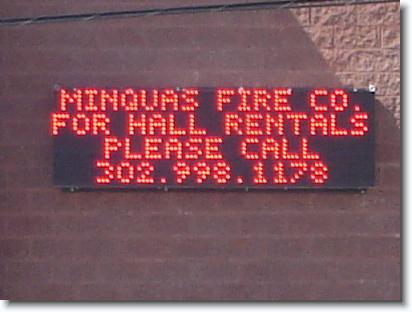 Minquas Fire Department Red, 24x80 matrix