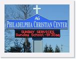 Philadelphia Christian Center Red, 16x120 matrix