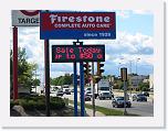 Outdoor LED Sign, Firestone Tires