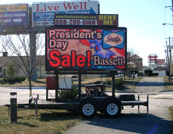 Full color video LED sign - Rental Equipment